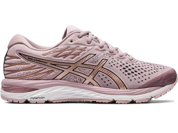 Asics Hardloopschoenen Dames, GEL-CUMULUS Roze/Goud - Asics Sale Outlet | B0472865-WS